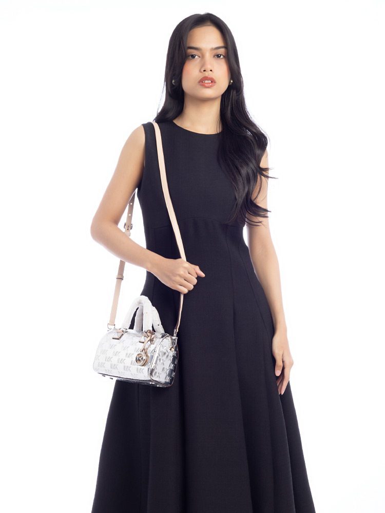 Signature Grayson Small Duffle Silver