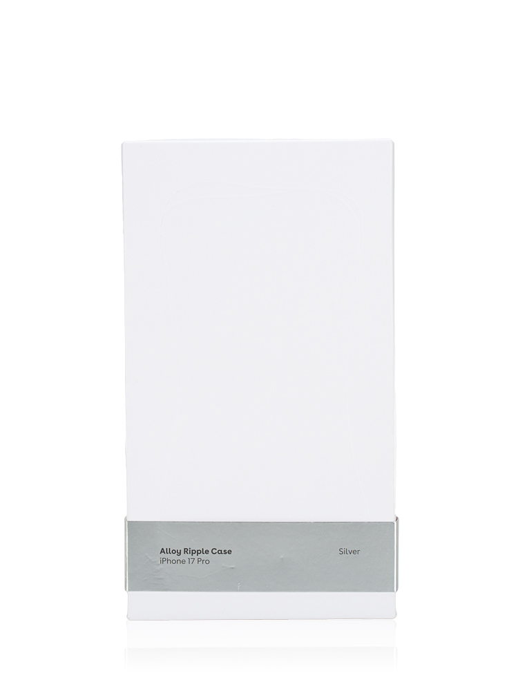 x G-DRAGON Alloy Ripple Case iPhone 17 Pro Silver