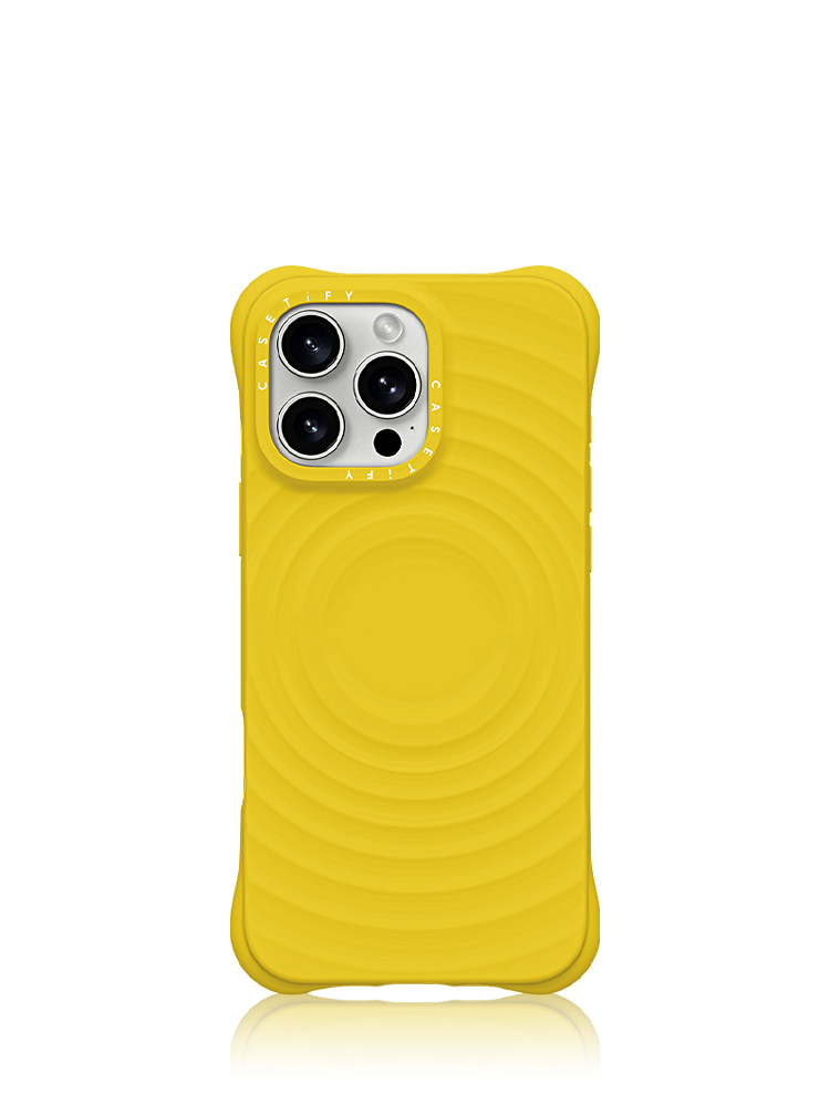 x G-DRAGON Ripple Case iPhone 16 Pro Max Volt Yellow