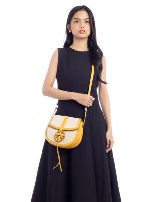 Miller Canvas Quadrant Saddlebag Daylily