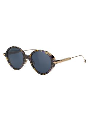 Umbrage Round Sunglasses Tortoise Blue
