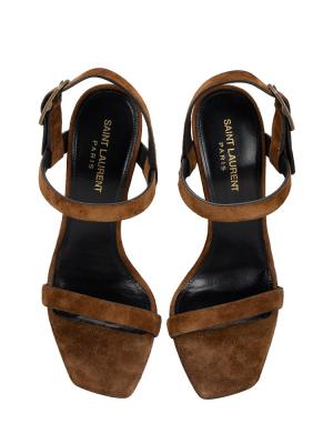 Suede Oak 100 Ankle Strap Sandals Land Sz 38.5