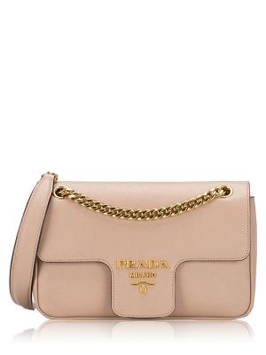 1BD193 Saffiano Pattina Shoulder Bag Cipria