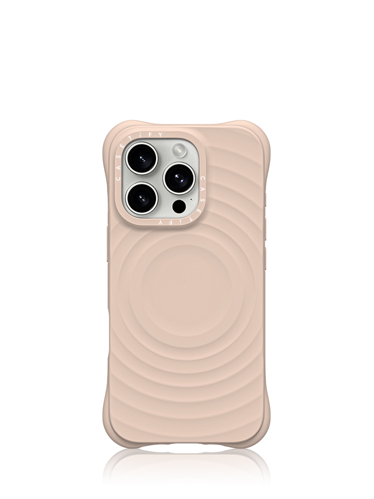 x G-DRAGON Ripple Case iPhone 16 Pro Oat