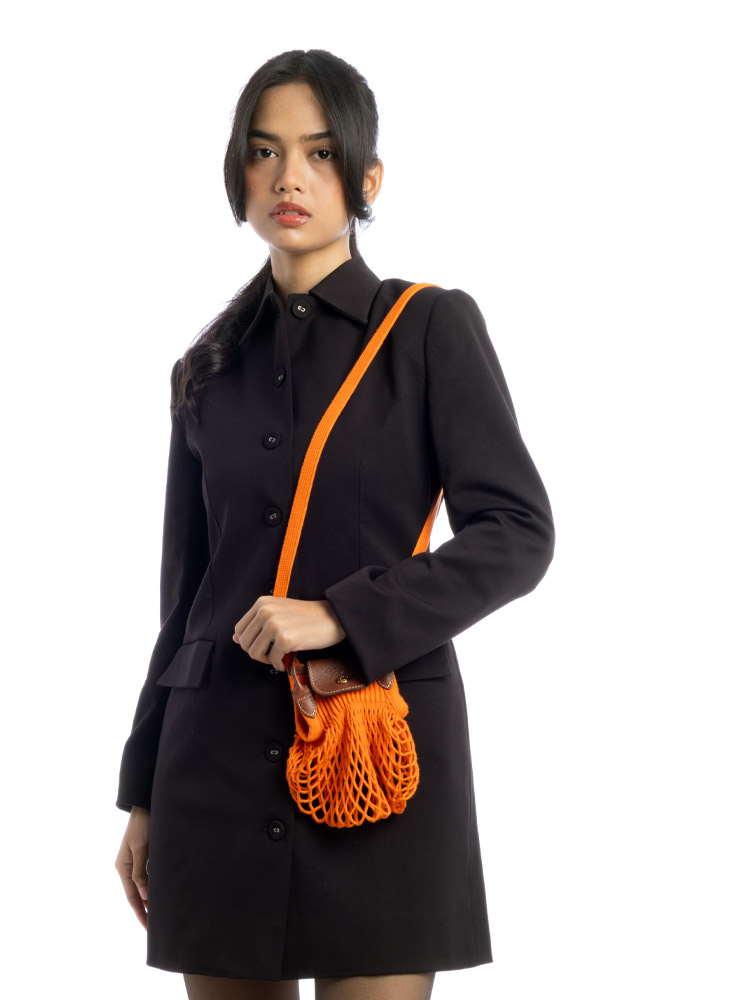 Le Pliage Filet XS Crossbody Orange