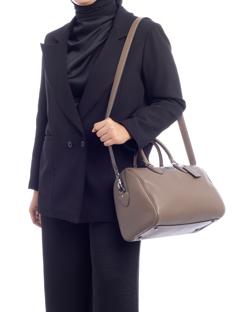 CV960 Rowan Large Satchel Dark Stone