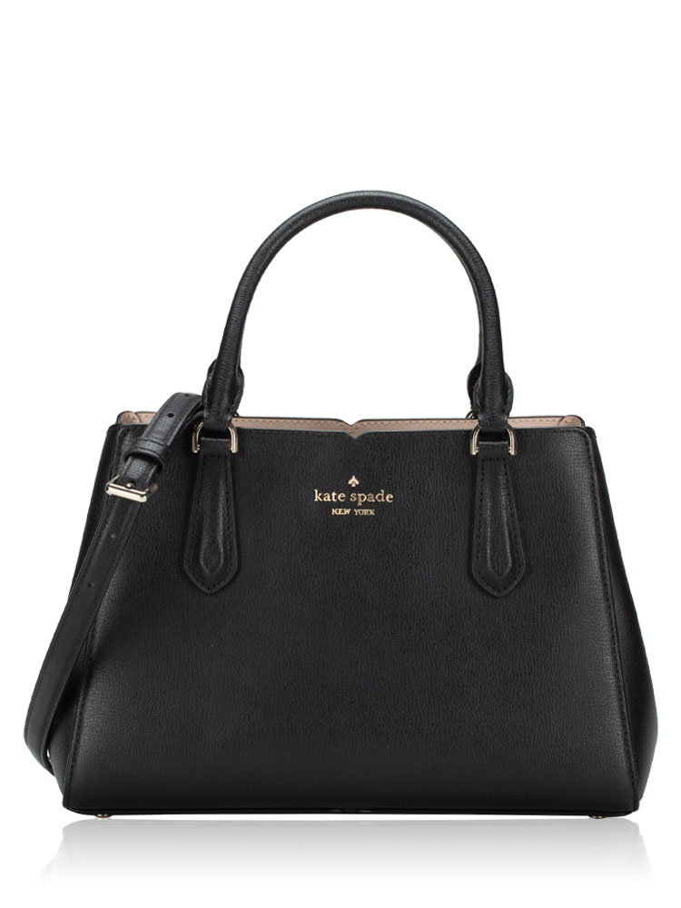 Tippy Small Triple Compartment Satchel Black