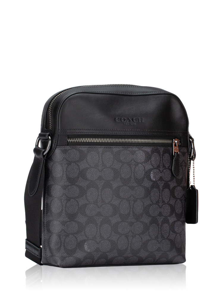 Men CZ398 Signature Houston Flight Bag Charcoal Black