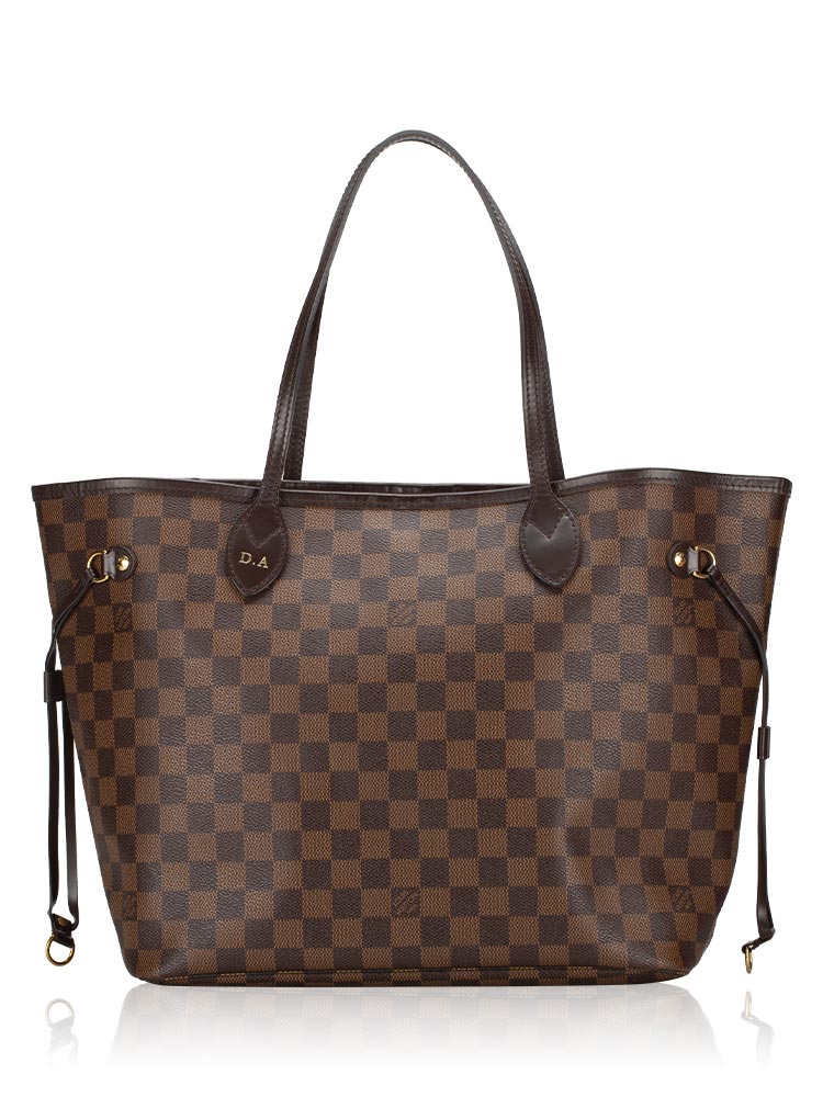 Damier Ebene Neverfull MM NM Rose Ballerine