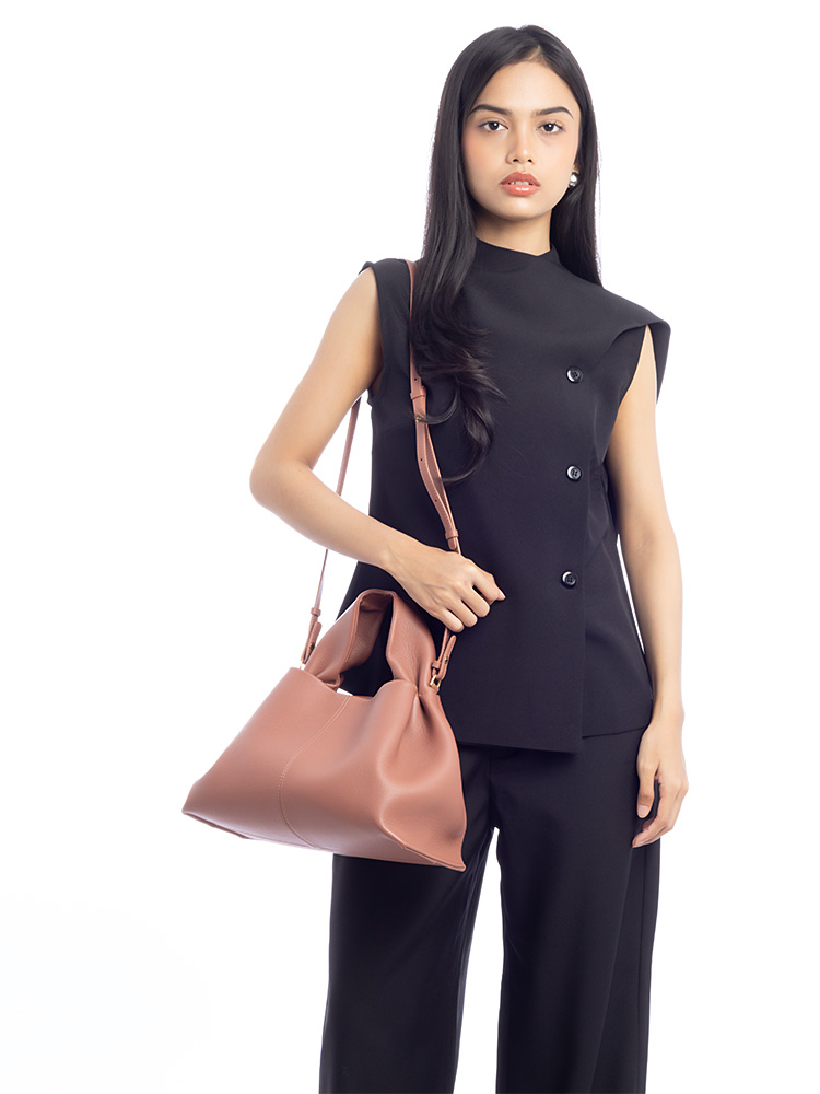 Textured Calfskin Numero Neuf Blush