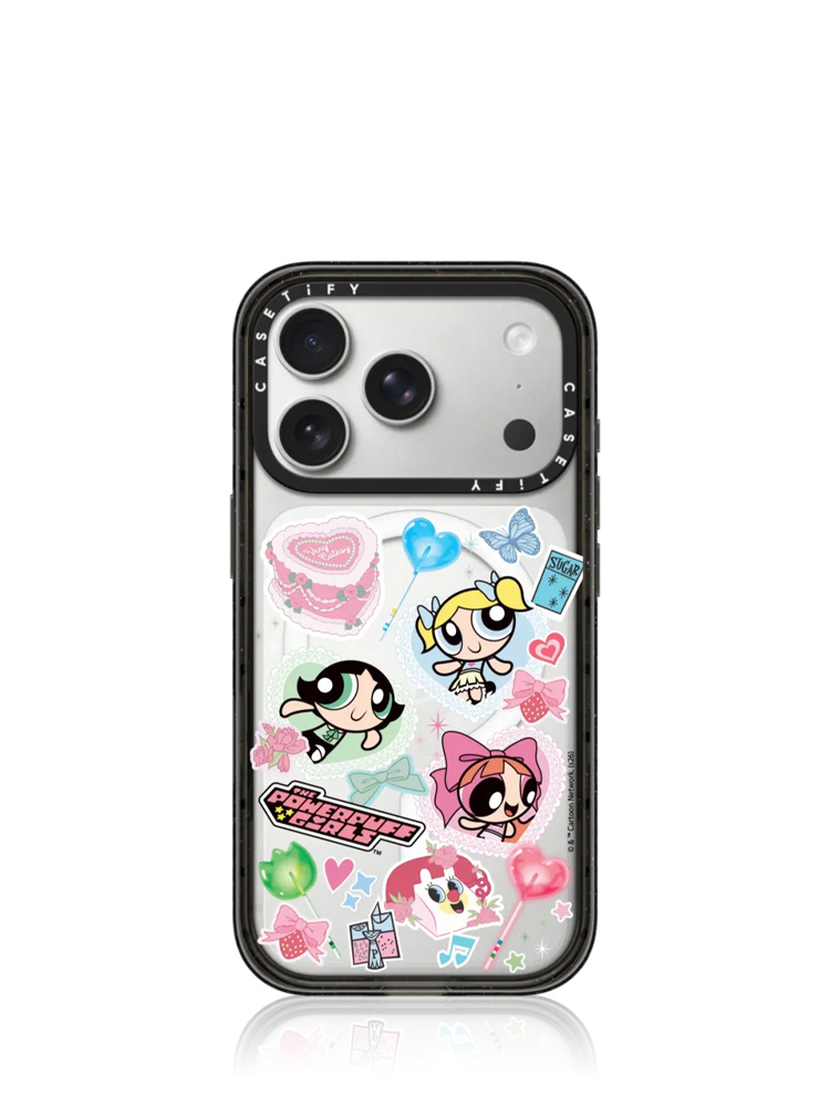 x The Powerpuff Girls Characters iPhone 17 Pro Black