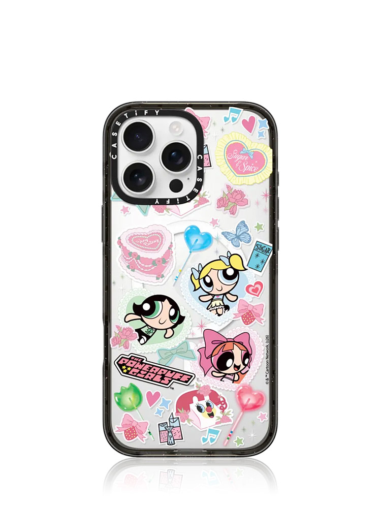 x The Powerpuff Girls Characters iPhone 16 Pro Max Black