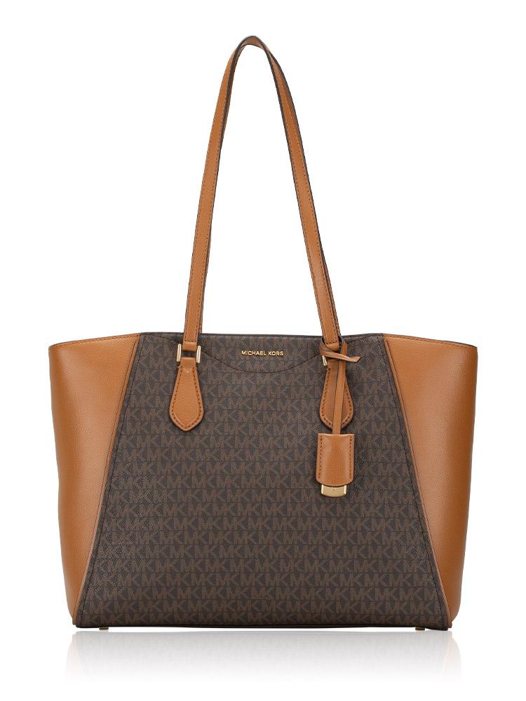 Signature Taryn Large Tote Brown Acorn