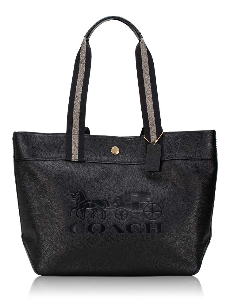 1896 Jes Horse And Carriage Tote Black