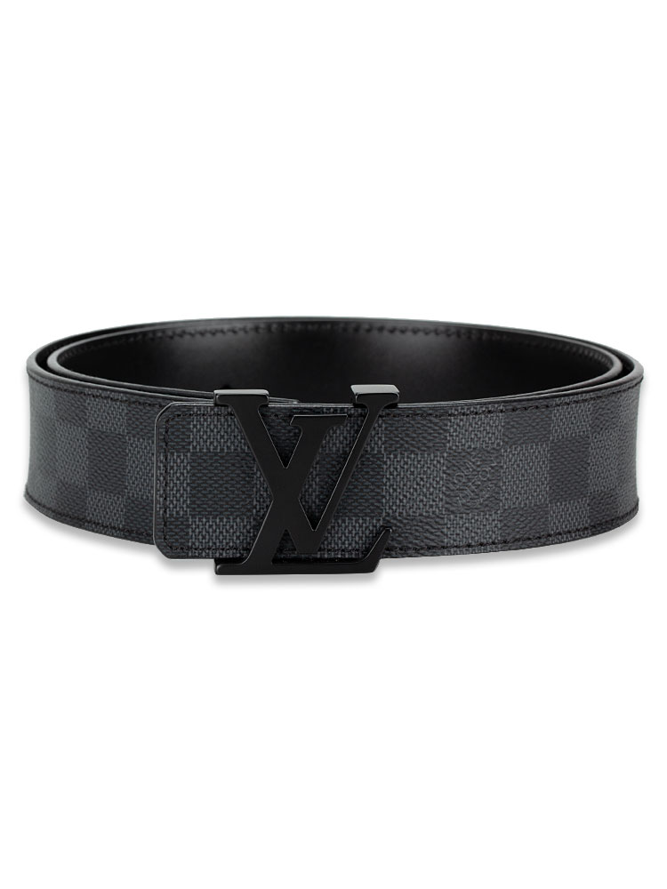 Damier Graphite LV Initiales 40mm Reversible Belt Sz 90