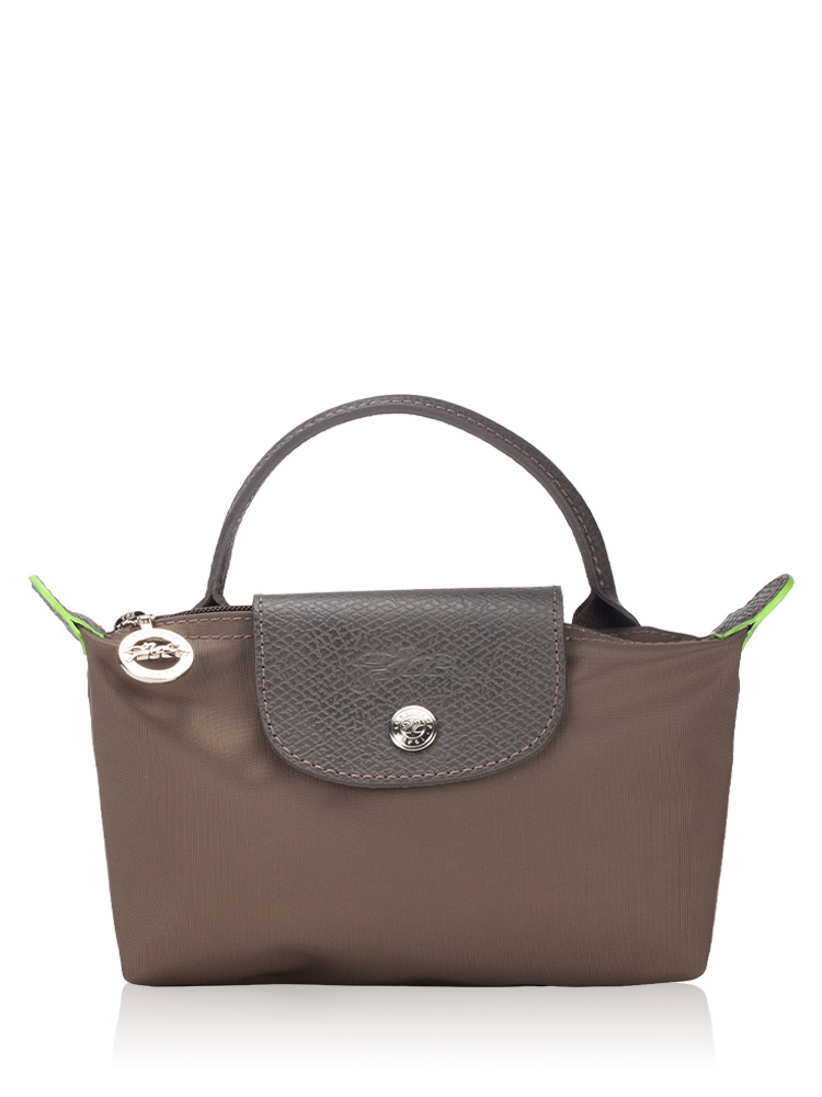 Le Pliage Green Pouch With Handle Terre