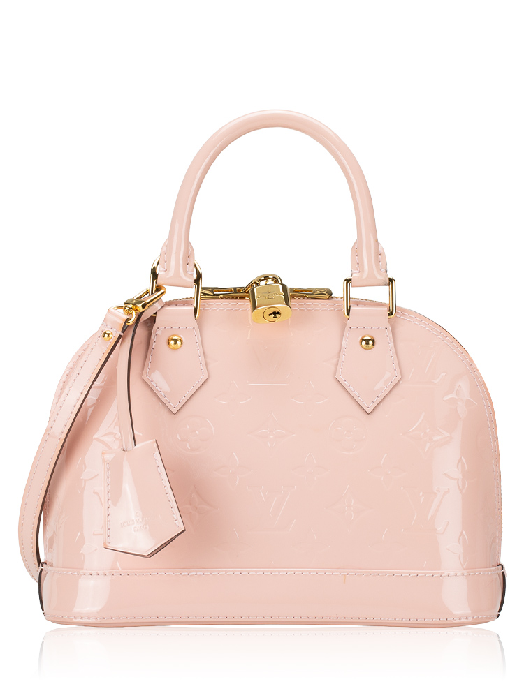 Monogram Vernis Alma BB Rose Ballerine