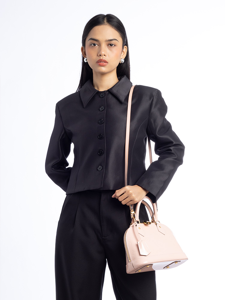 Monogram Vernis Alma BB Rose Ballerine