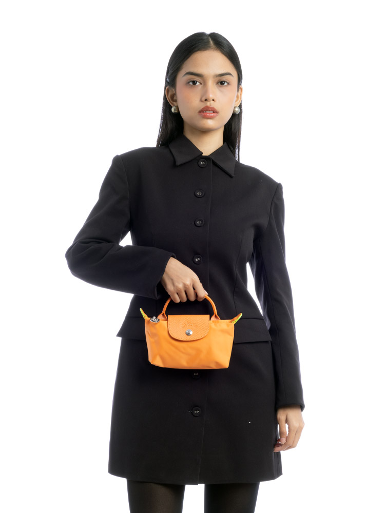 Le Pliage Original Pouch With Handle Marshmallow