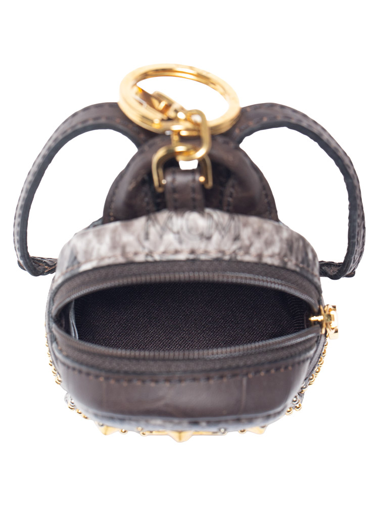 Visetos Backpack Bag Charm Light Grey