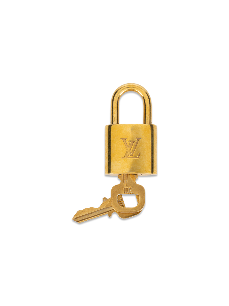 Brass Lock and Key Set Gold #311