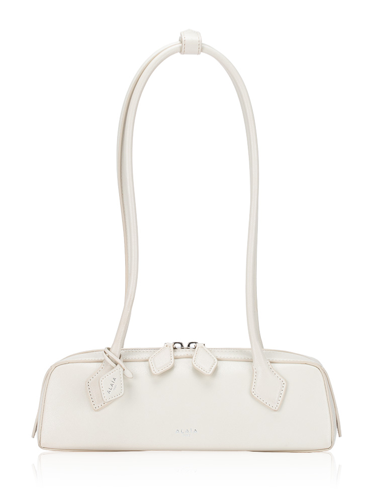 Shiny Goatskin Small Le Teckel Bag Ivoire