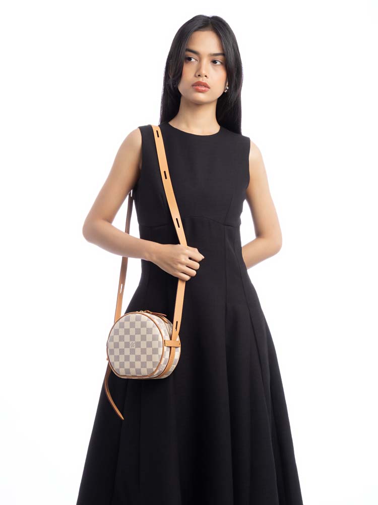 Damier Azur Boite Chapeau Souple PM