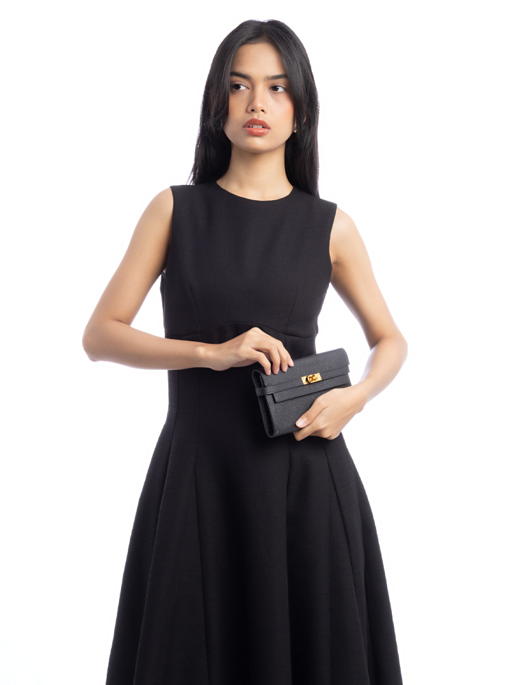 Epsom Kelly Longue Wallet Black