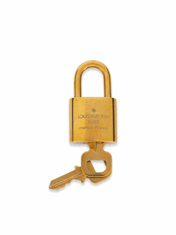 Brass Lock and Key Set Gold #321