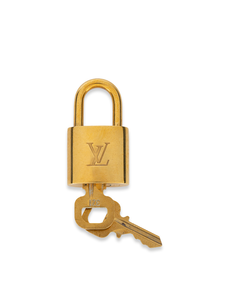 Brass Lock and Key Set Gold #321