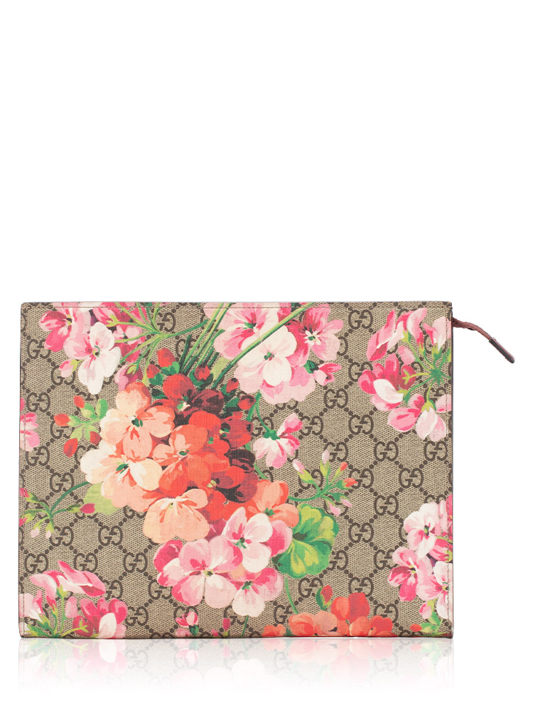 GG Supreme Blooms Large Cosmetic Case Dry Rose