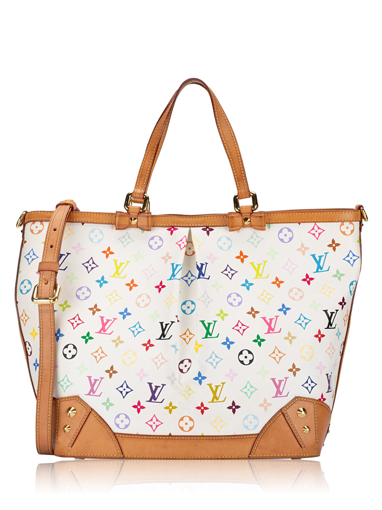 Monogram Multicolor Sharleen GM Blanc