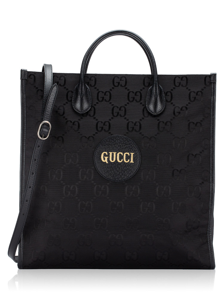 GG Nylon Vertical Off The Grid Tote Black