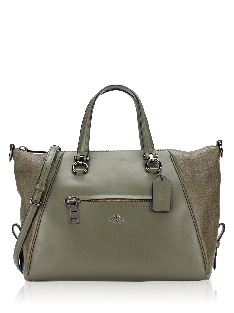 55532 Mixed Leather Primrose Satchel Surplus