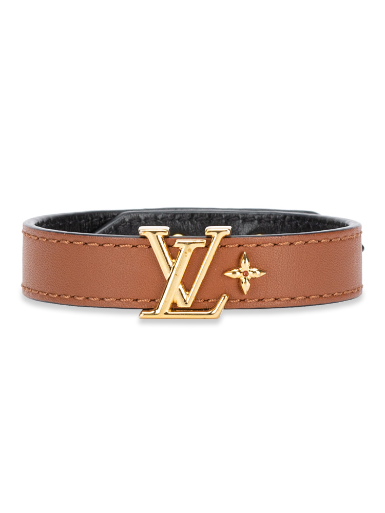 LV Iconic Bracelet Tan Sz 17