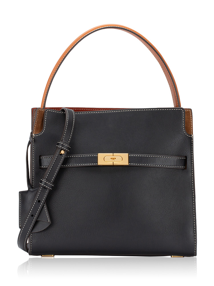 Lee Radziwill Small Double Bag Black