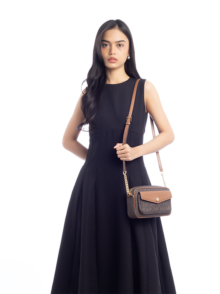 Jet Set Medium Pocket Camera Bag Brown