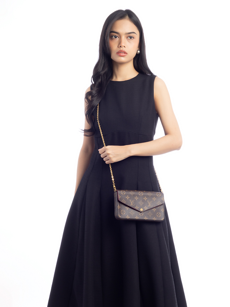 Monogram Pochette Felicie Fuchsia