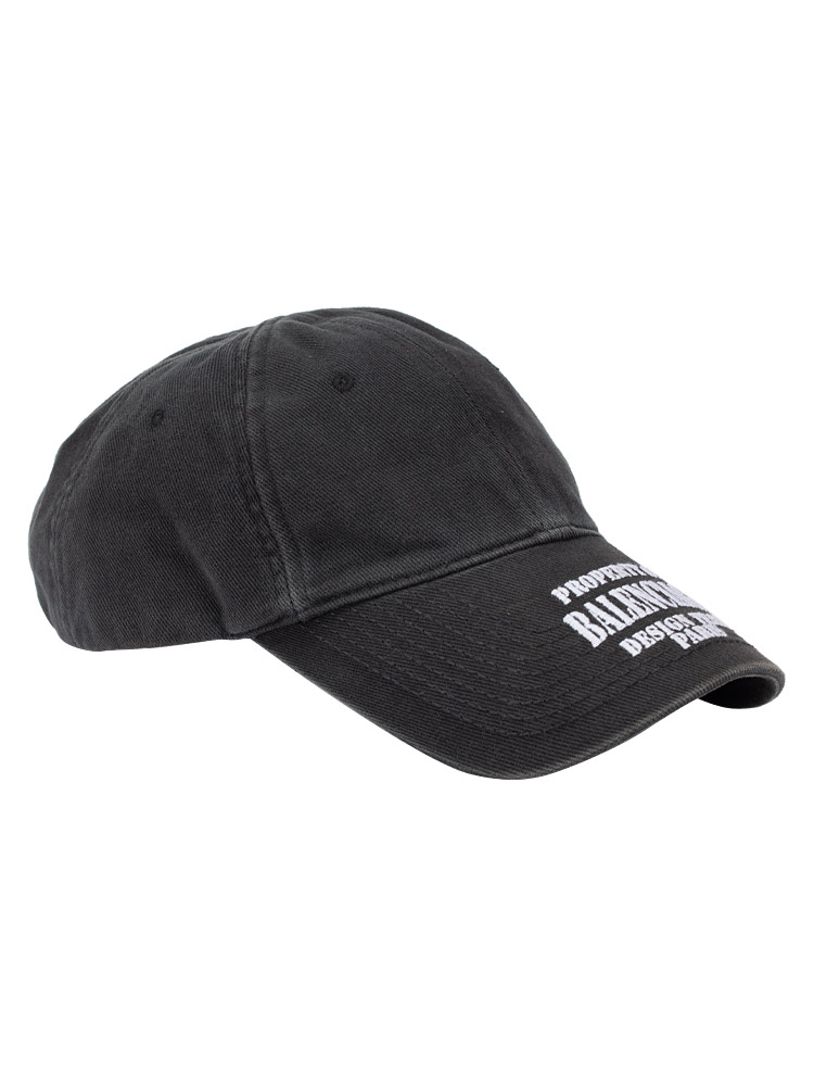 Men Property Cap Nero Bianco