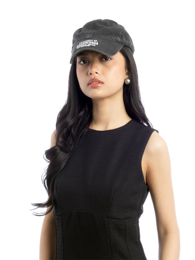 Men Property Cap Nero Bianco