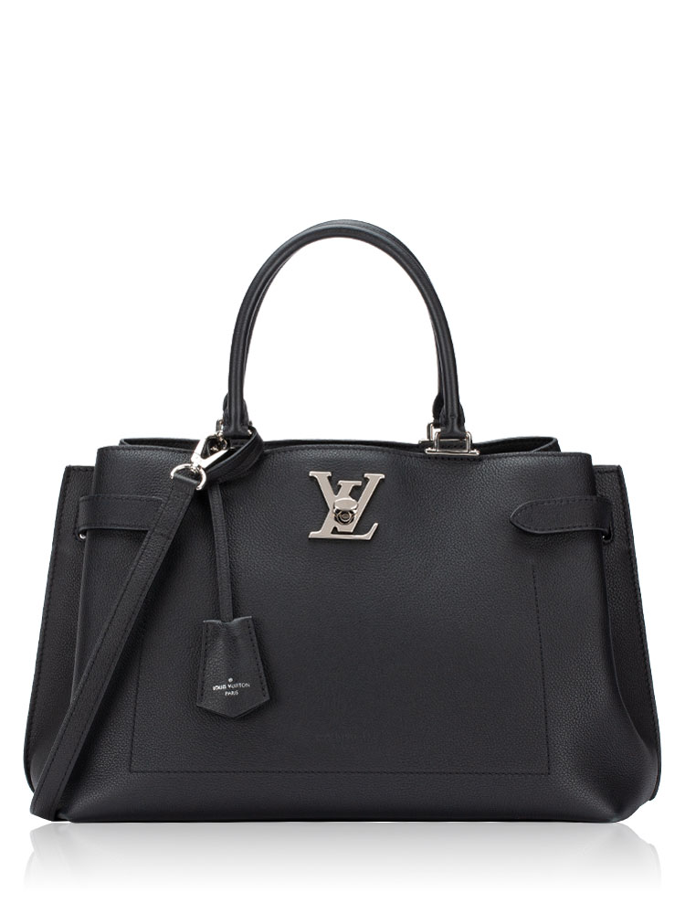 Calfskin Lockme Day Noir