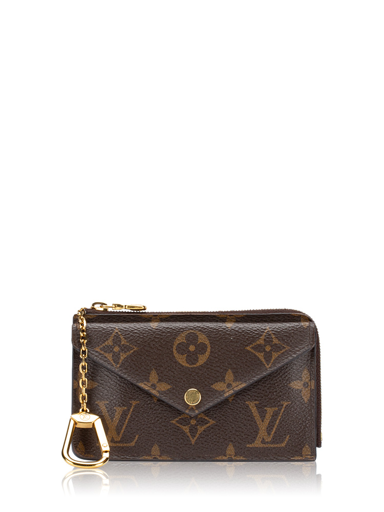 Monogram Recto Verso Card Holder Noir