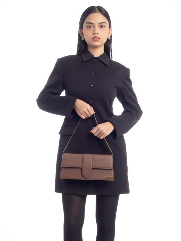 Le Bambino Long Shoulder Bag Brown