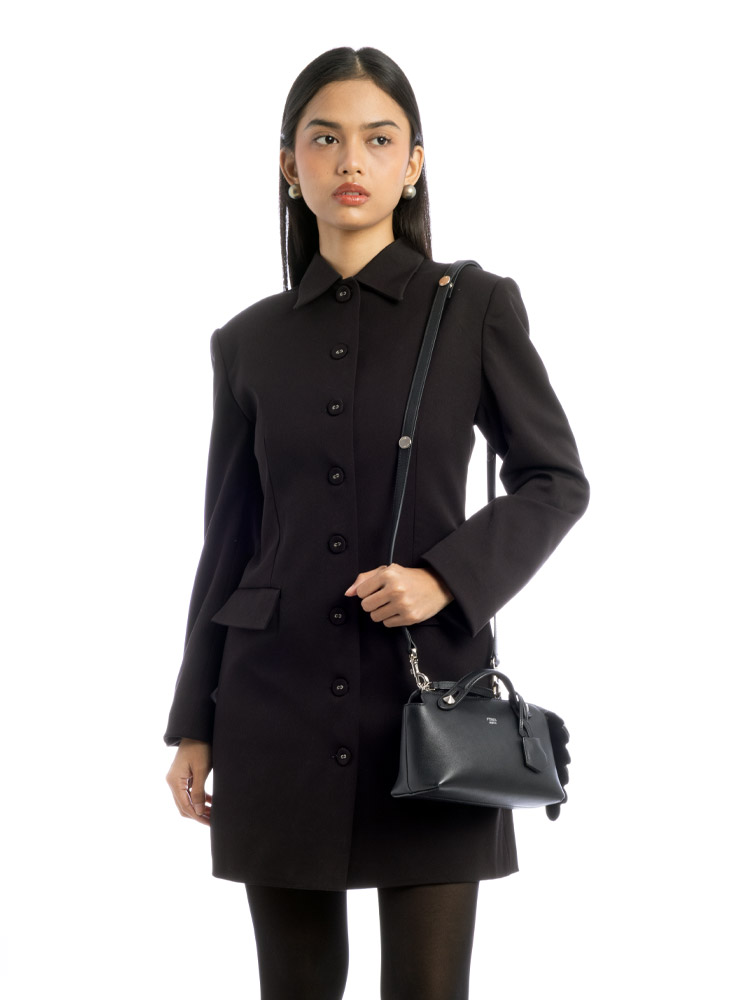 Vitello Dolce Crystal Embellished Tail Mini By The Way Nero