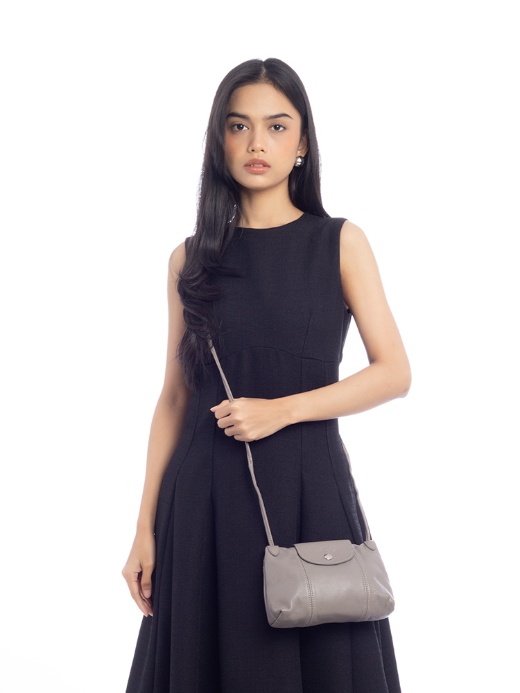 Le Pliage Cuir Crossbody Turtledove