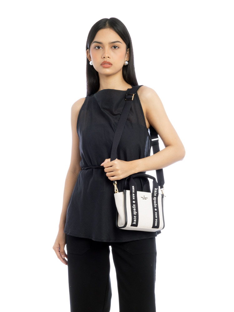 Kip Canvas Mini Tote Natural Multi