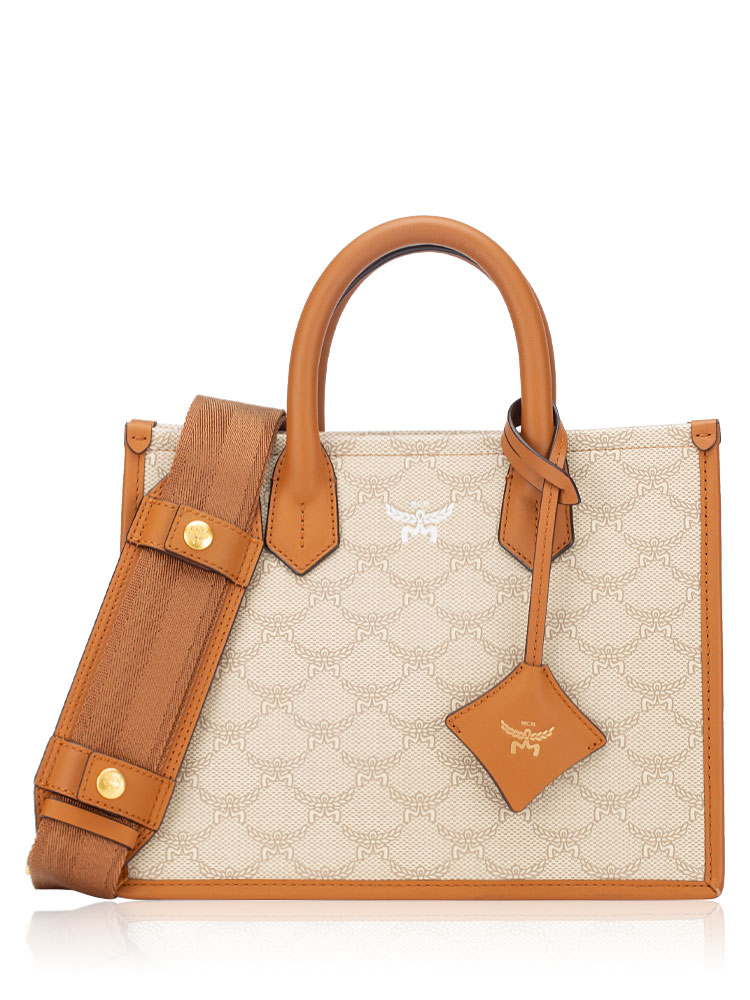 Lauretos Nappa Himmel Small Tote Beige Oatmeal