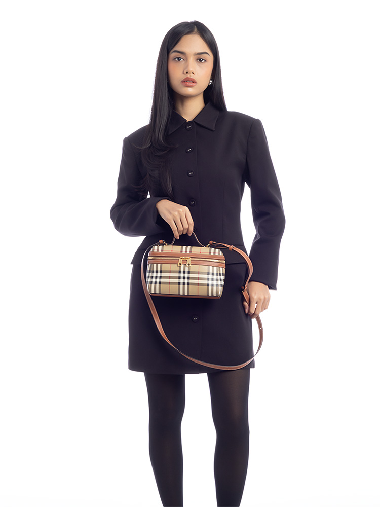 Vintage Check Vanity Crossbody Briar Brown