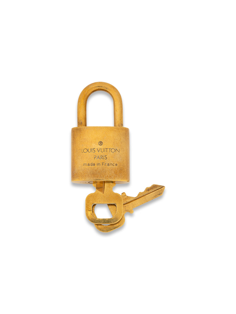 Brass Lock and Key Set Gold #321
