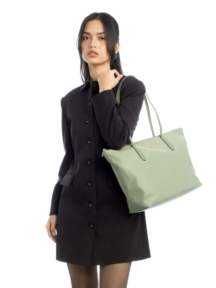 Kitt Nylon Large Tote Cedar